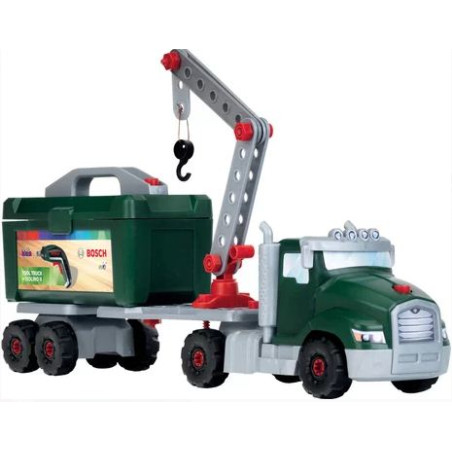 klein camion theo convertible e trapano per bambini bosch ixolino
