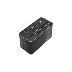 docking station logilink 8-porte usb 3.2 nero [cr0046]