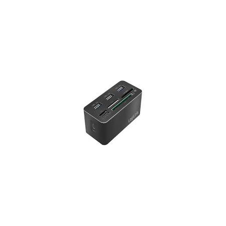 docking station logilink 8-porte usb 3.2 nero [cr0046]
