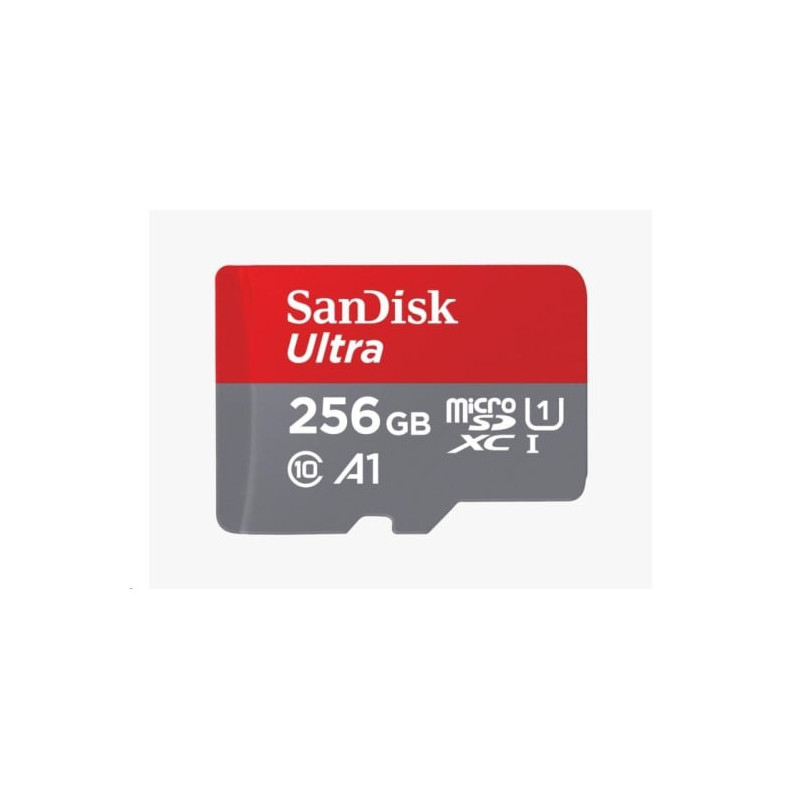 256gb scheda microsdxc sandisk ultra 150 mb/s a1 + adattatore sd