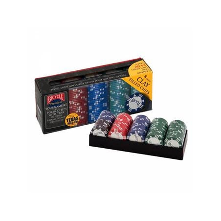 fiches da poker bicycle rosso/blu/nero/verde 100pz [ygbicakuc010716]