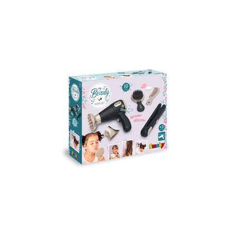 set da gioco smoby my beauty accessori per capelli multicolore 10pz