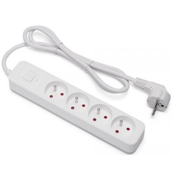 multipresa savio lz-08 4 vie bianco [alsaopdsavilz08]