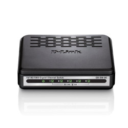 Switch d-link 5-porte gigabit 10/100/1000mbps nero [go-sw-5g]