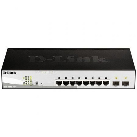 switch di rete d-link dgs-1210-08p poe 10porte 10/100/1000