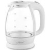 bollitore elettrico maestro in bicchiere 2200w/1.7l/trasparente/bianco