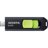 pen drive 256gb adata uc300 tipo-3.2 nero/verde [sgadac256uc300c]