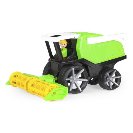 lena auto truxx 2 mietitrebbia in plastica con figurina 35cm/verde/giallo[wnlnao0cb004536]