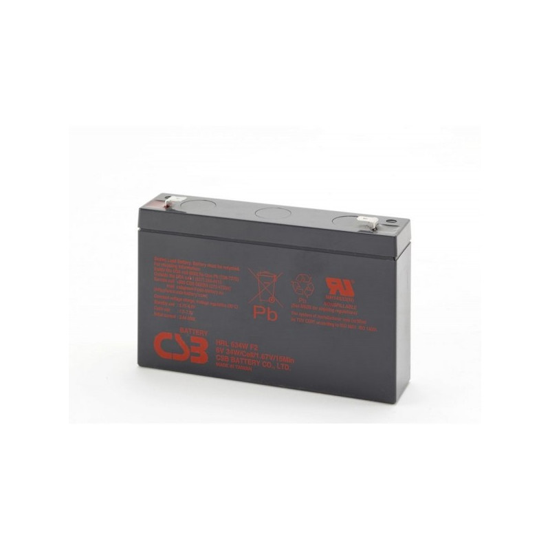 batteria csb hrl634wf2 6v 34w 9ah [azcsbuayhrl634w]