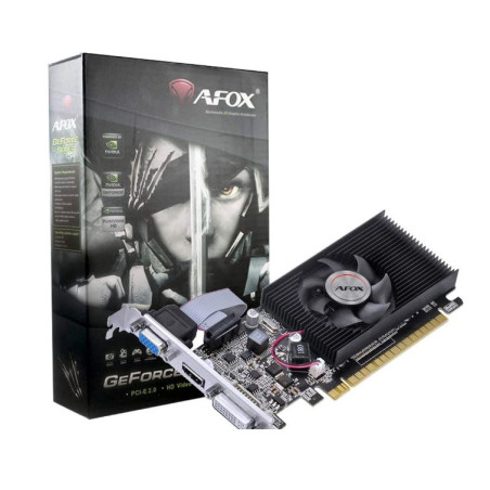 scheda video nvidia afox geforce gt210 512mb ddr3 dvi hdmi vga lp