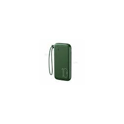batteria portatile usams powerbank pb56 10000mah 2xusb verde [azusauapusa1157]