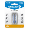 batterie everactive r03/aaa ricaricabile ni-mh 800 mah 2pz [azeacua30000004]