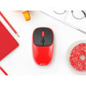 mouse tracer wave wireless rf 2.4ghz 1600dpi rosso [tramys46942]