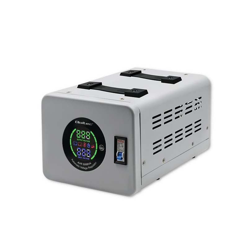 stabilizzatore di tensione qoltec avr 5000va bianco [alqolr000050726]
