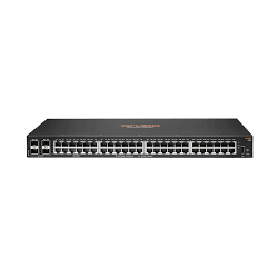 switch hp aruba 6100 48 porte ethernet 4sfp nero [nuhpesnz48poe040]
