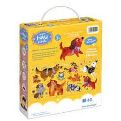 puzzle czuczu hau dogs 40-pz [wzczut0uc092191]