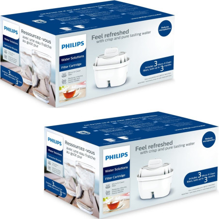 filtro di ricambio philips micro x-clean awp212 6pz. bianco [ahpwakawp212580]