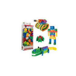 set manttoncini askato piccoli geni mattoni multicolore 150pz [wpaktm0uc018437]