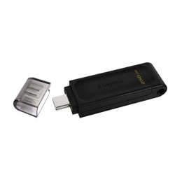 pen drive 256gb kingston datatraveler 70 a usb-c 3.0/200mb/s/nero