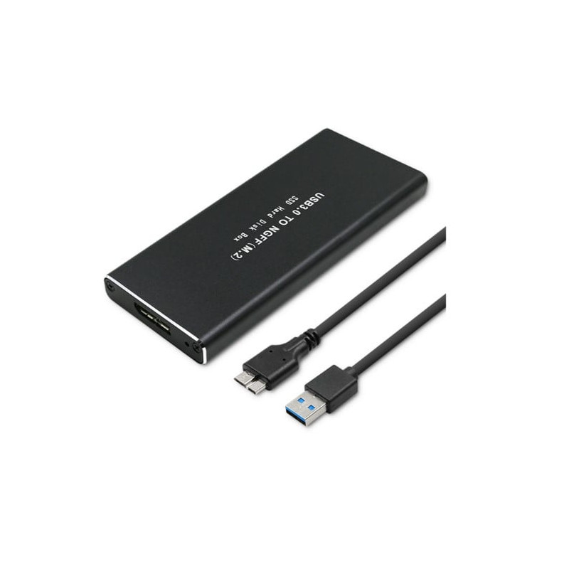 docking station qoltec portatile m.2 sata ssd ngff usb 3.0 nero [51854]