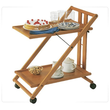 Carrello domestico foppapedretti sprint naturale 69x45 h.77 [foppapedrett]