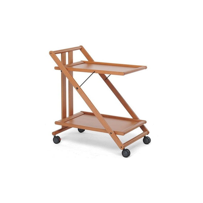 Carrello domestico foppapedretti sprint noce 69x45 h.77 [foppapedrett]