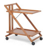 Carrello domestico foppapedretti sprint noce 69x45 h.77 [foppapedrett]