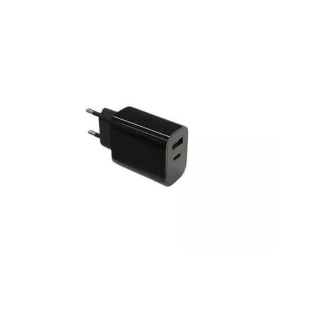 alimentatore da rete tb 20w 2x3a usb tipo c/a nero [aztbxul2usb3acb]