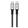 cavo video tb thunderbolt usb tipo-c 4m nero/argento [aktbxiacctb200b]