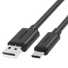 cavo usb unitek da tipo-a 2.0 a tipo-c 2m nero [akunikua0000034]