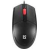 mouse defender delta mm-523 silenzioso ottico 1000dpi nero [52523]