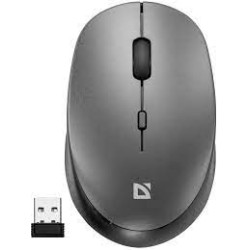 mouse defender auris mb-027 1600dpi wireless silenzioso grigio