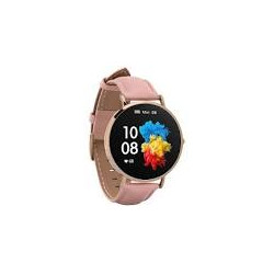 smartwatch garett verona e pelle rosa 1.3''/24x20mm oro [5904238484524]