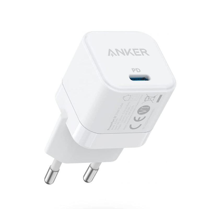 alimentatore da rete anker powerport iii a interno 9v 20w bianco