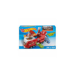 set da gioco hot wheels city dine e dash fjn39 rosso [wnhtws0cc039097]