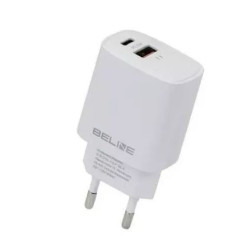 alimentatore da rete beline blncw20l 20w 1xusb-c + 1xusb-a