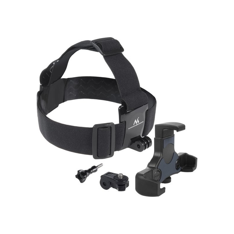 supporto a fascia maclean universale per fotocamera/cellulare nero