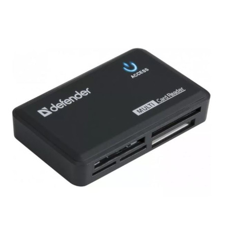 lettore schede di memoria defender optimus usb 2.0 nero [amdfdcu00000002]