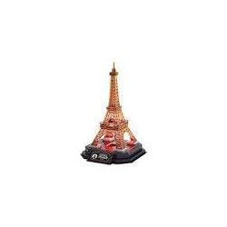 puzzle cubic fun torre eiffel versione notturna 3d 51pz [wzcubd0uh005348]
