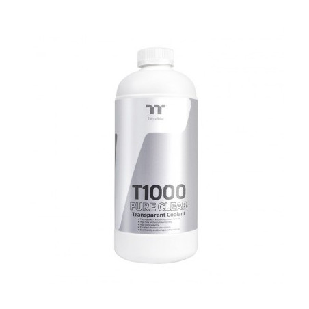 liquido di raffreddamento thermaltake t1000 pure clear 1000ml [cl-w245-os00tr-a]
