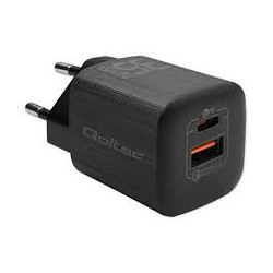 qoltec gan ultra 35w/5v 20v/2.25a 3a/usb c nero [azqolul00050764]