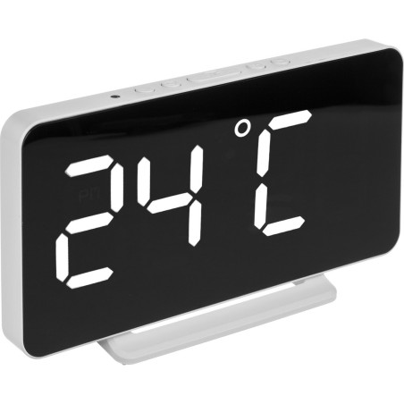 radiosveglia greenblue digital clock gb383 bianco 1pz [qugeespzeggb383]