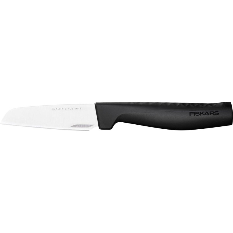 coltello fiskars hard edge lzr-edg da cucina acciaio 9cm nero