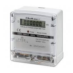 contatore elettronico qoltec monofase 230v ldc [quqolme00050888]