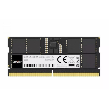 ram sodimm ddr5 16gb lexar 1x16gb 5600mhz cl46 nero [sblxr501656vr10]