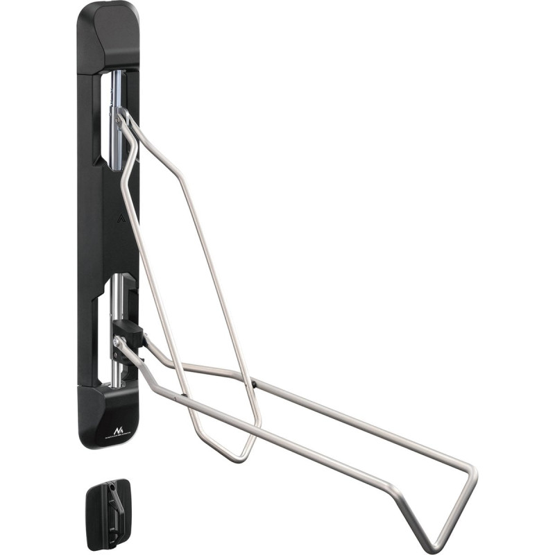 portabiciclette maclean mc-471 da parete nero [ajmclemrowmc471]