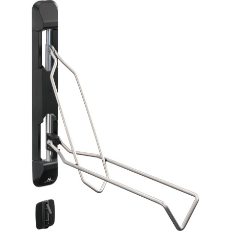 portabiciclette maclean mc-471 da parete nero [ajmclemrowmc471]