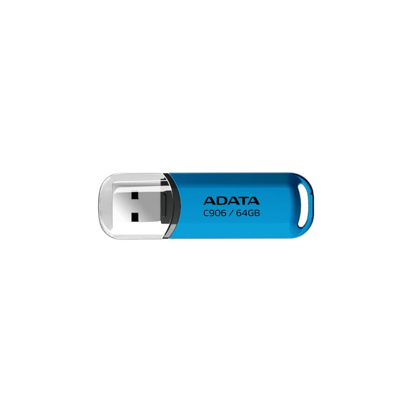 pen drive 64gb adata classic c906 usb2.0 tipo a blu [sgada2g64c906bl]