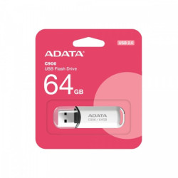 pen drive 64gb adata classic c906 usb2.0 tipo a bianco [sgada2g64c906wh]