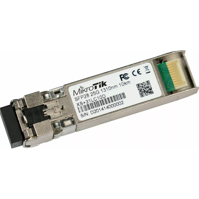 transceiver sfp mikrotik xs+31lc10 10 sfp+ 1.25g sfp 25g spf25 argento